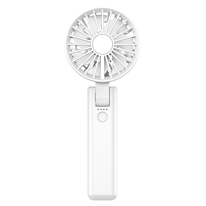 Dual-Blade Portable Neck Fan - Rechargeable USB Fan with Carabiner