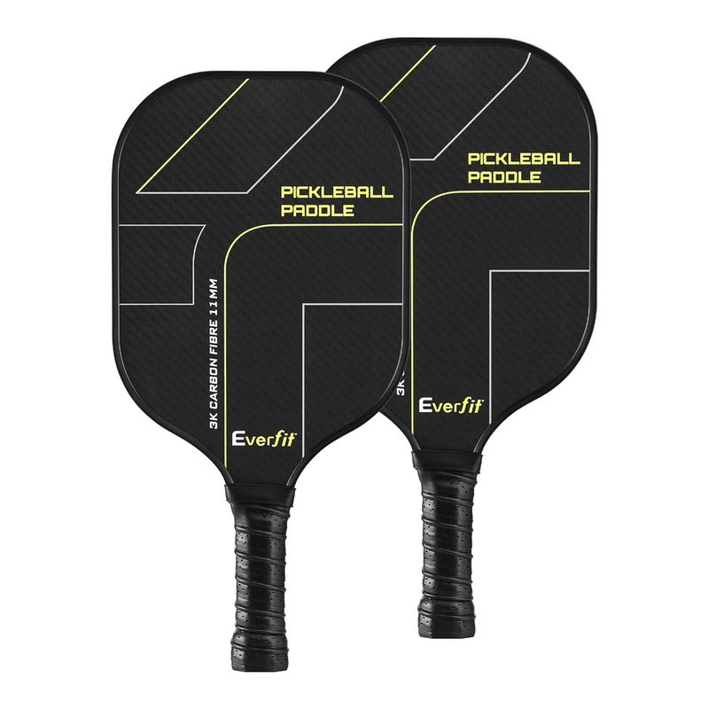 Everfit 2PCS Pickleball Paddles Set Outdoor Pickle Balls Rackets with Cover Bag Training