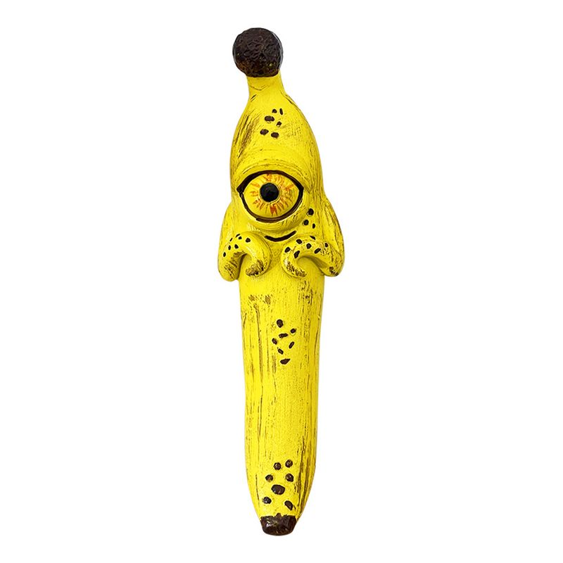 One-Eye Charming Magic Banana Resin Craft Ornament 3piece