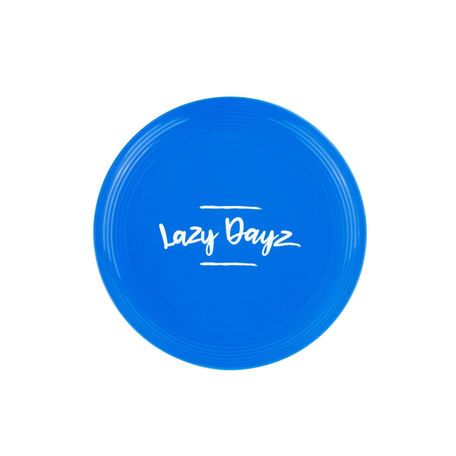 28cm Lazy Dayz Jumbo Neon Beach Frisbee - Blue