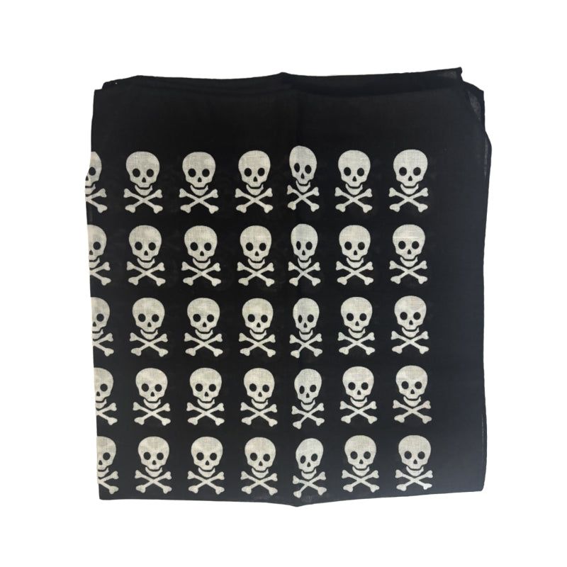 Pirate bandana with skulls