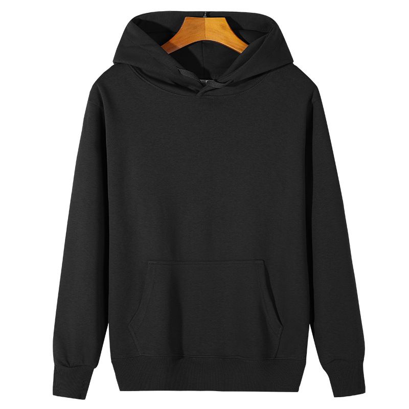 M Black Men's Classic Fleece Pullover Hoodie - Warm &amp; Cozy Winter Essential