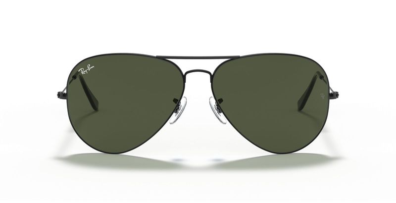 Aviator Large Metal II Sunglasses in Black and Green