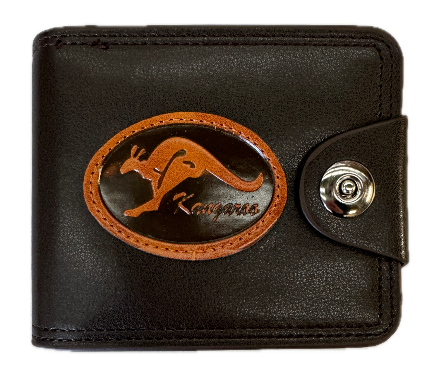 Souvenir Wallet Australia Classic Australian Kangaroo in Brown