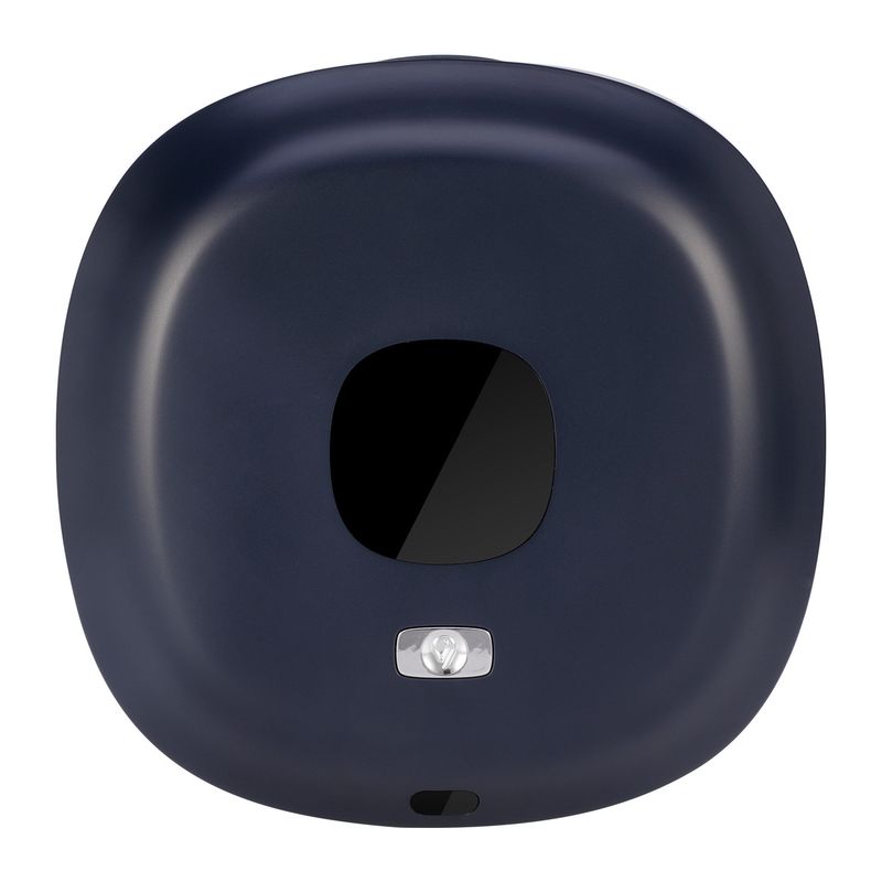 Dark Blue Wall-Mounted No-Drill Automatic Foam Soap Dispenser - Infrared Sensor for Bathroom, 145x145x48mm