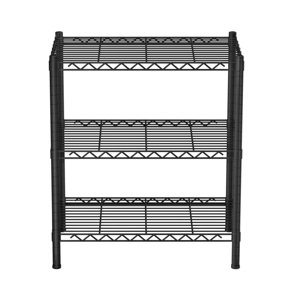 Artiss 3-Tier Shelving Unit Adjustable Garage Storage Shelves Kitchen Rack Steel