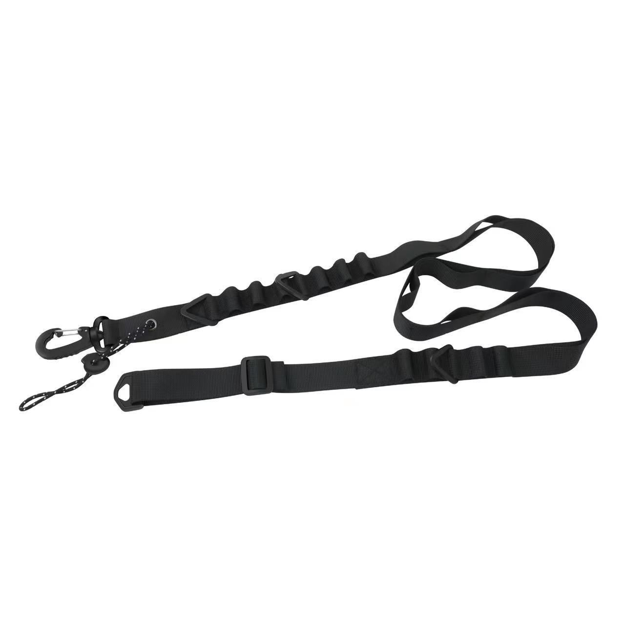 Black 4 PCS Heavy-Duty Outdoor Utility Strap - Multi-Purpose Camping Gear &amp; Bottle Hanging Lanyard