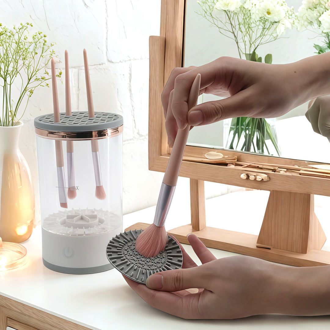 MAKEUP BRUSH CLEANING AND DRYING ALL-IN-ONE MACHINE