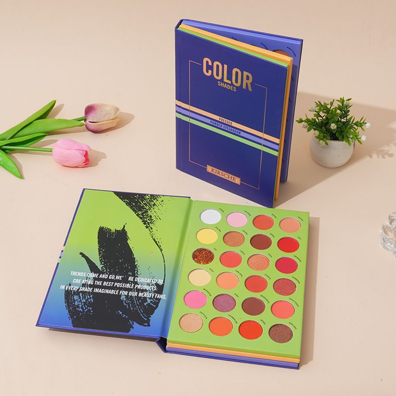 Blue Style 72-Color Eyeshadow Palette Book - Long-Lasting Matte, Shimmer &amp; Wet Powder Makeup