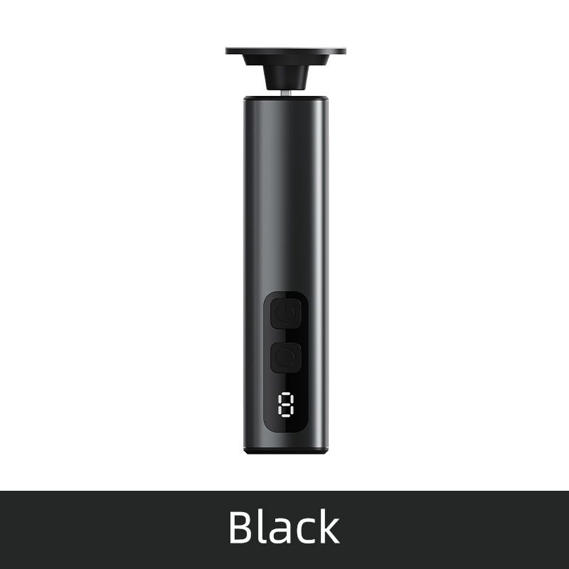 Black Rechargeable Electric Foot File with 9 Speed Settings - Callus Remover for Smooth Feet