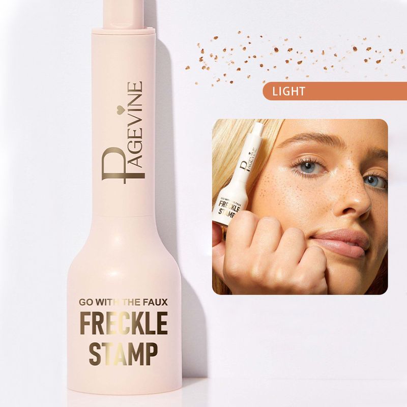 Effortless Faux Freckle Stamp Pen - Natural Looking Freckle Clusters in Seconds(light)