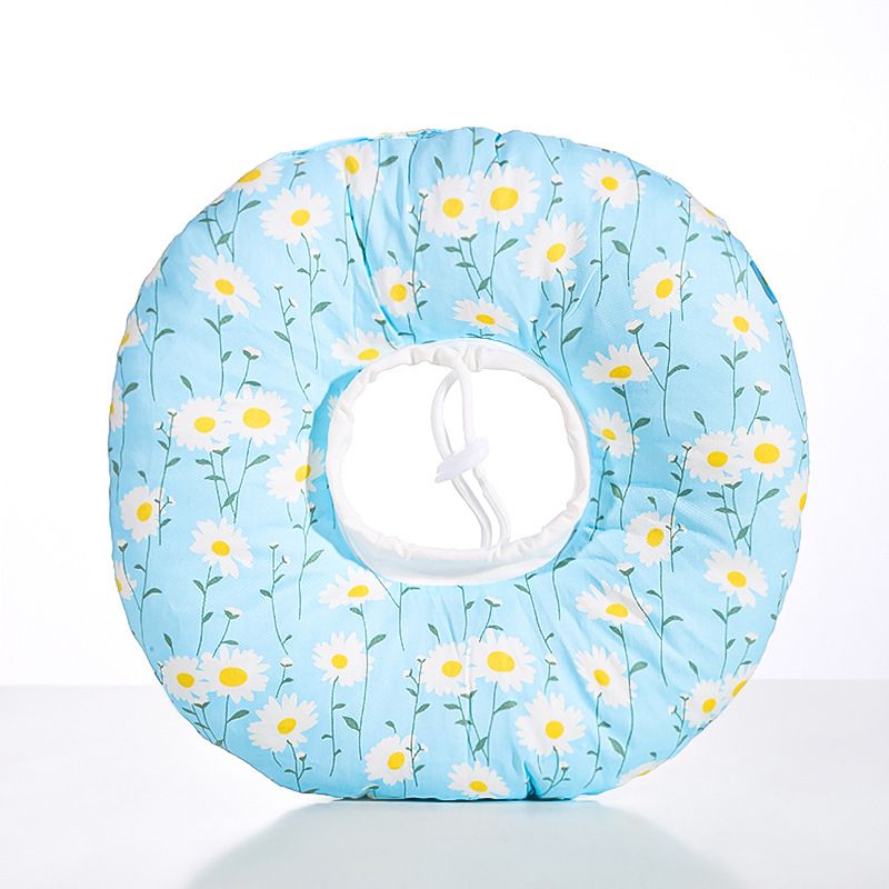 2 pcs Small Chrysanthemum Pet Recovery Collar - Comfortable Anti-Lick Cone for Cats &amp; Dogs Size S