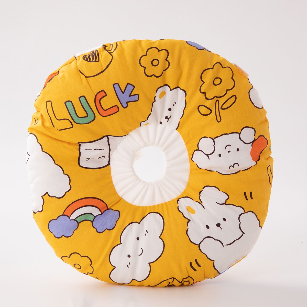 2 pcs Cloud Rabbit Pet Recovery Collar - Comfortable Anti-Lick Cone for Cats &amp; Dogs Size S