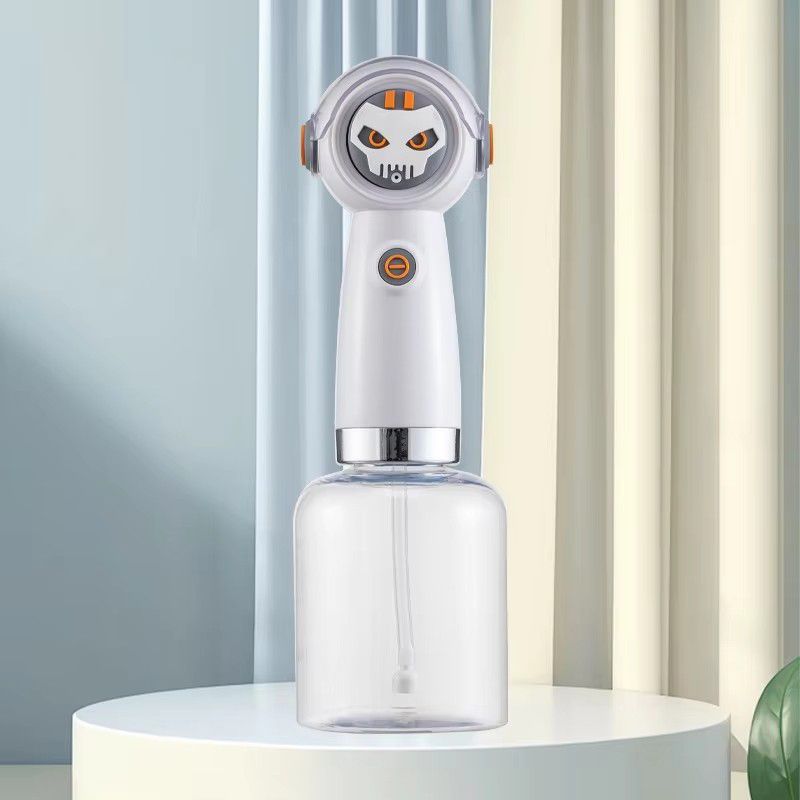 White Electric Pet Shampoo Foamer Gun - Dense Foam, Quiet Operation, Easy Bath