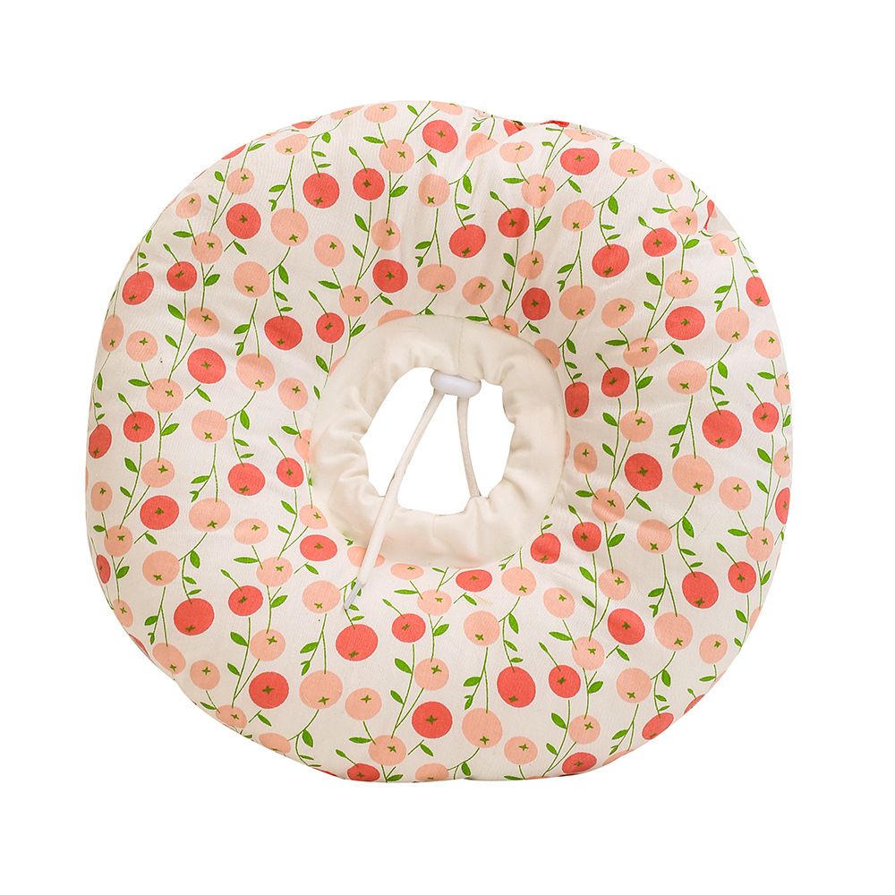 2 pcs Small Cherry Soft Pet Recovery Collar - Comfortable Anti-Lick Cone for Cats &amp; Dogs Size XS