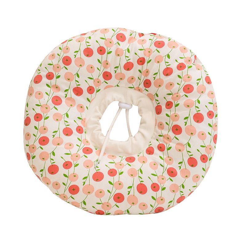 2 pcs Small Cherry Soft Pet Recovery Collar - Comfortable Anti-Lick Cone for Cats &amp; Dogs Size S