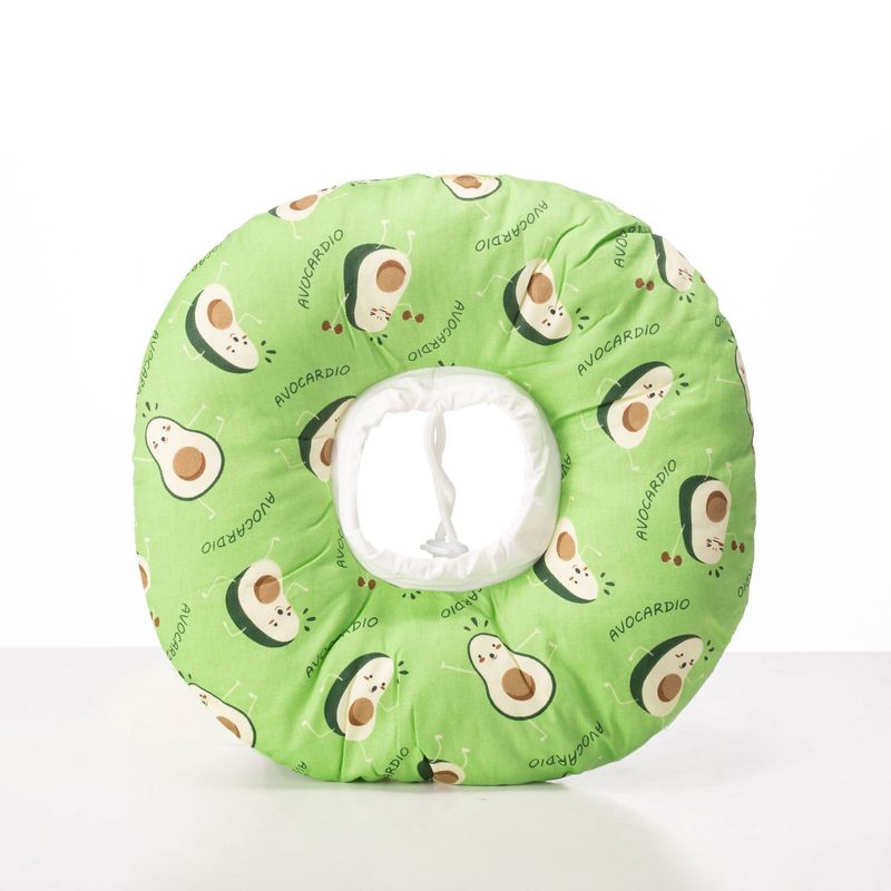 2 pcs Avocado Pet Recovery Collar - Comfortable Anti-Lick Cone for Cats &amp; Dogs Size L