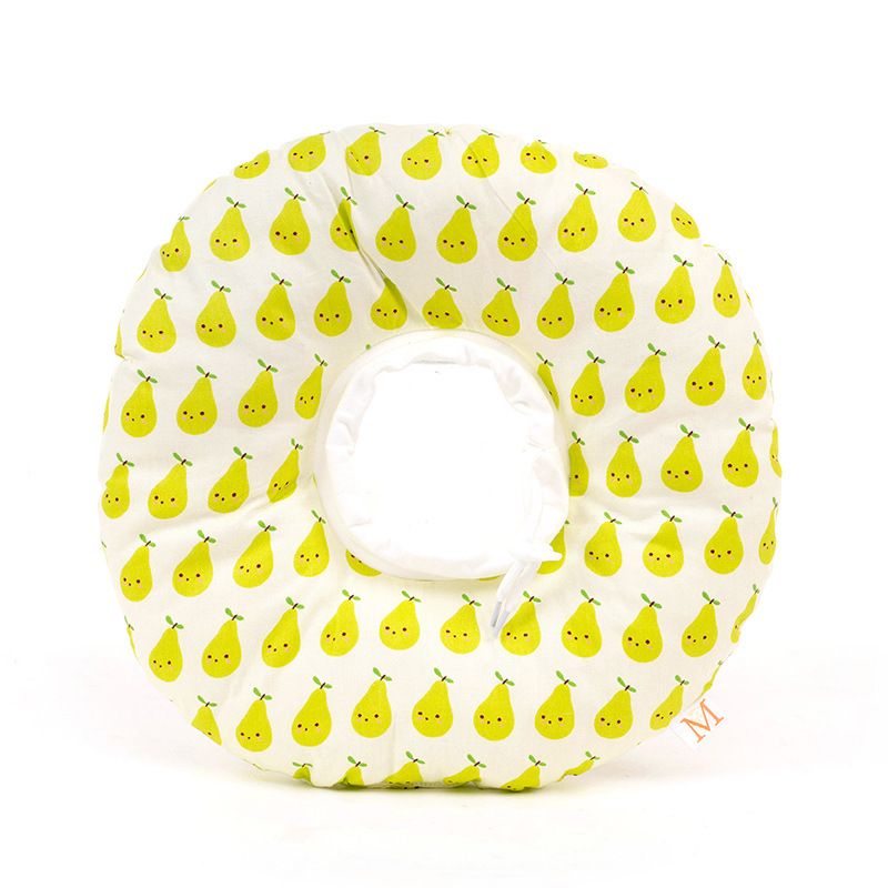 2 pcs Green Pear Soft Pet Recovery Collar - Comfortable Anti-Lick Cone for Cats &amp; Dogs Size S