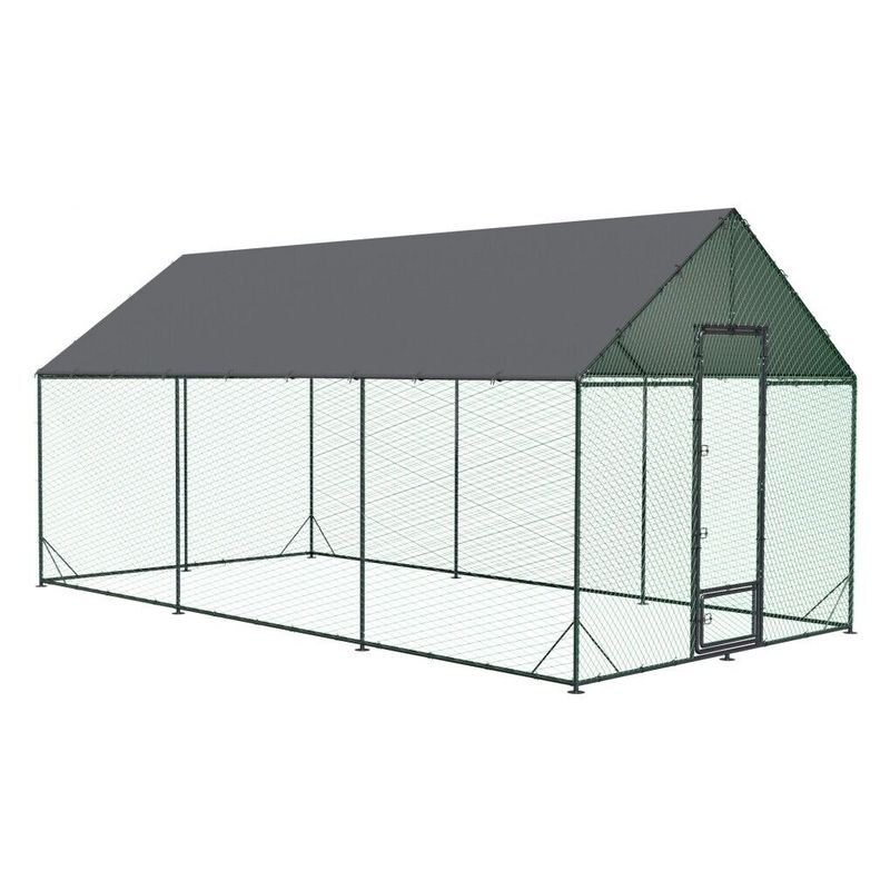 XXL Chicken Coop Hen House Cage 276x602x300cm