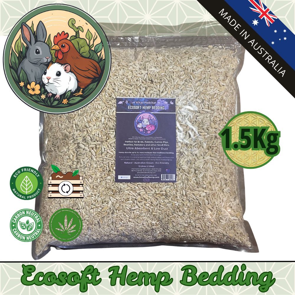 Ecosoft - Natural Hemp Bedding | 10L Âą1.5kg