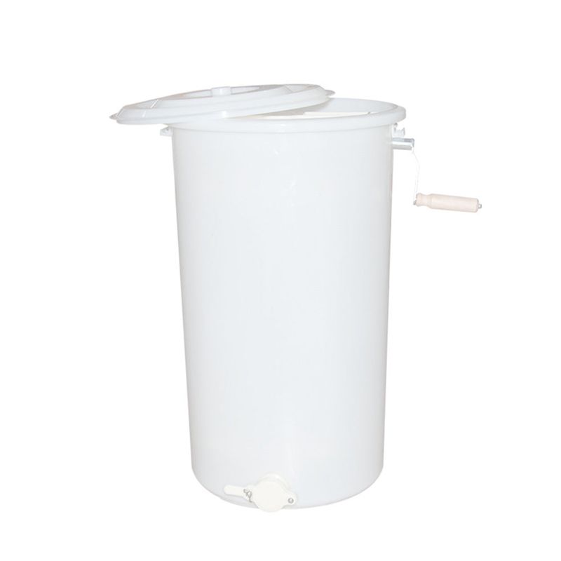 2 Frame Honey Extractor Plastic Two Manual Spinner Crank Honey Bee Beekeeping