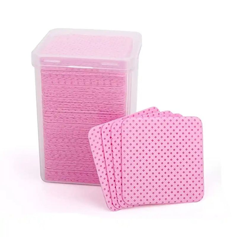 Miosh Eyelash Extensions Adhesive Glue Wipes 200PCS - Pink