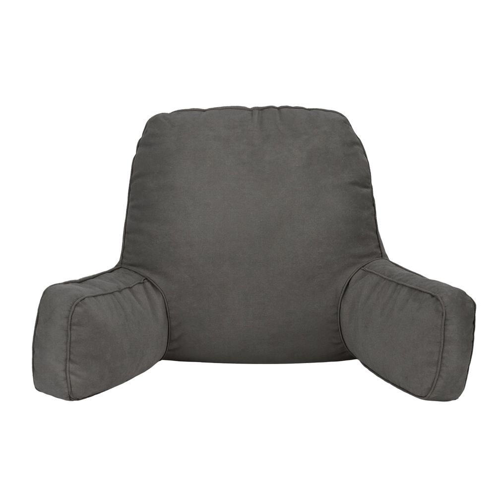 Giselle Reading Pillow Back Rest Lumbar Support Cushion Grey
