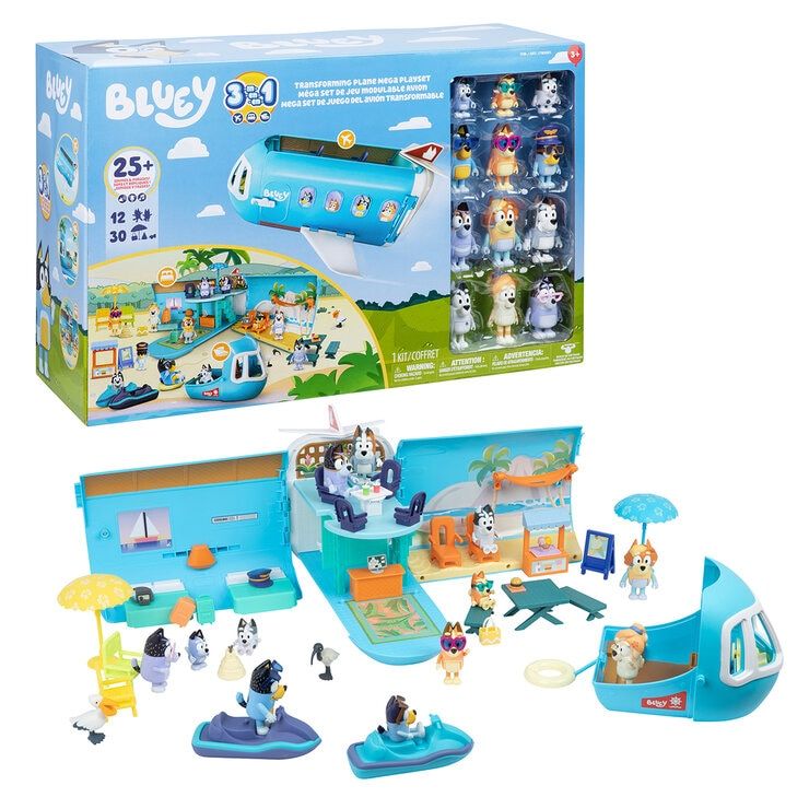 Bluey Holiday Ultimate Family Trip Playset
