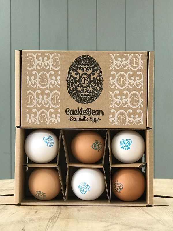 CackleBean Eggs - Half Dozen