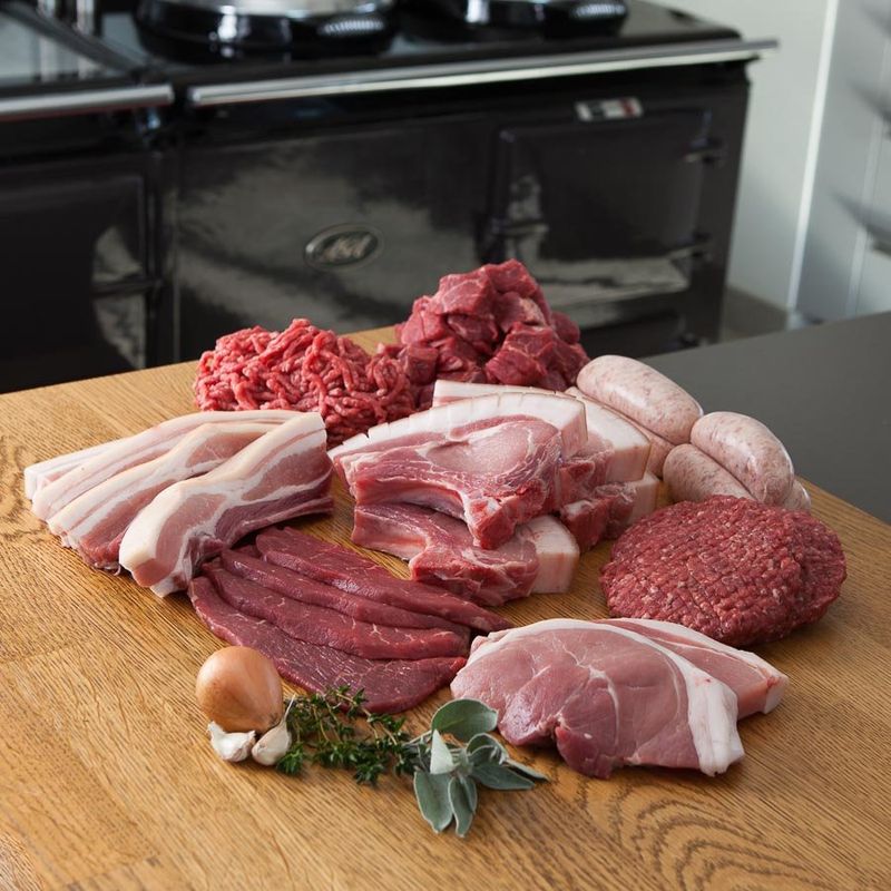 Grass Fed Beef &amp; Pork Meat Box