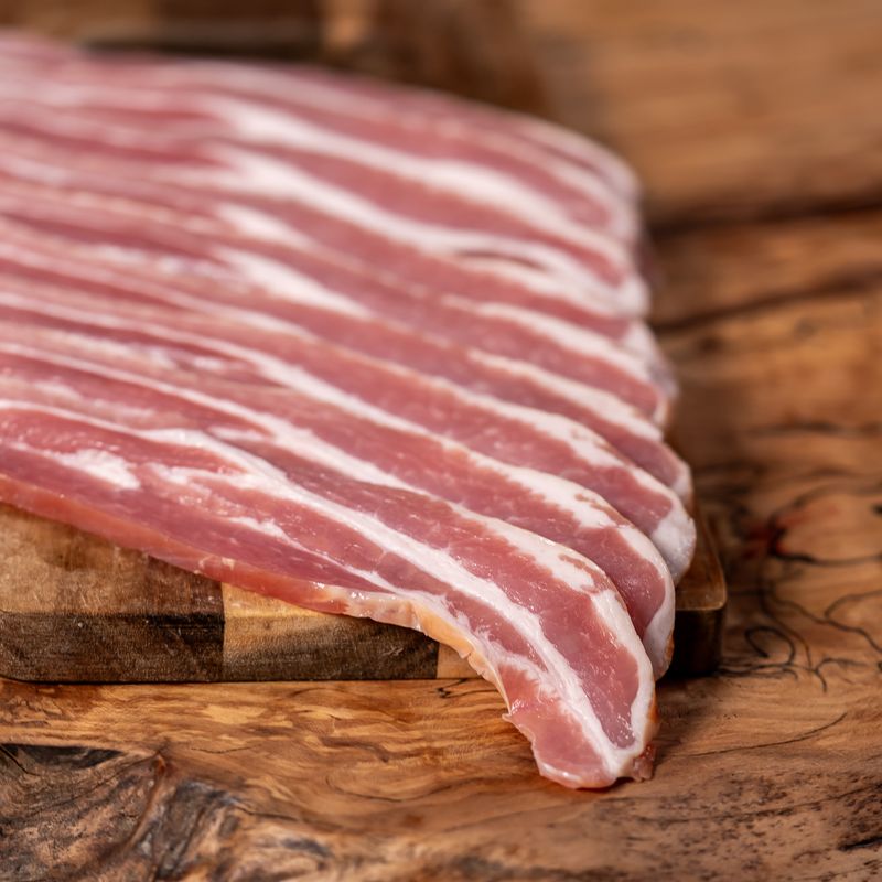 Dry Cured Rindless Streaky Bacon