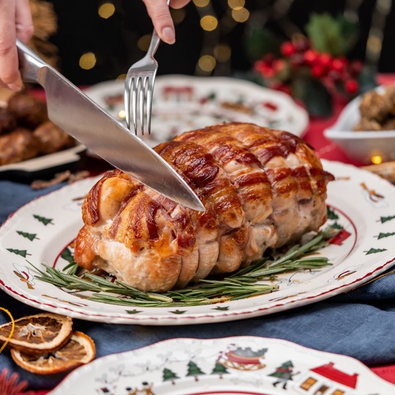 Turkey Breasts Wrapped in Bacon