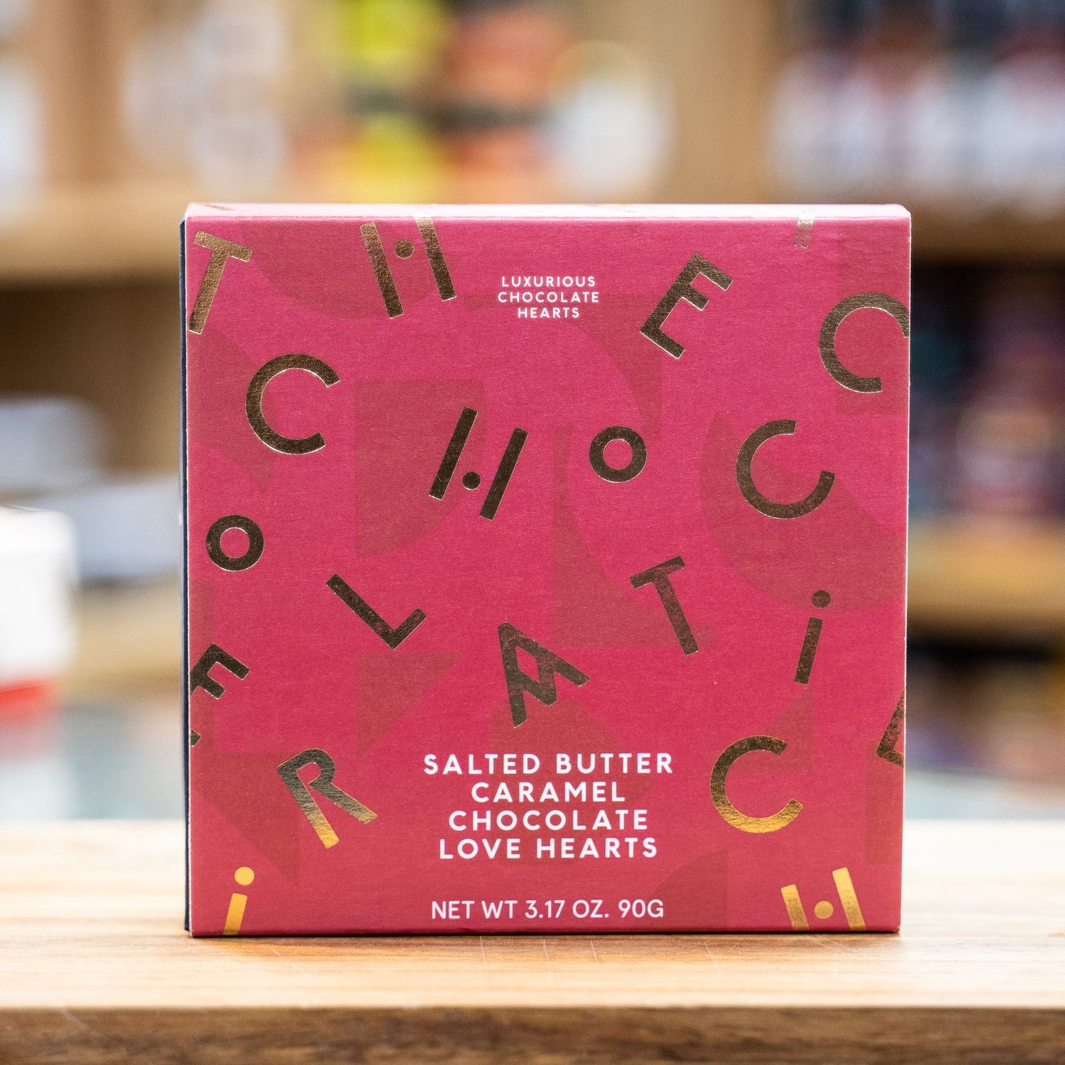 Salted Butter Caramel Chocolate Love Hearts