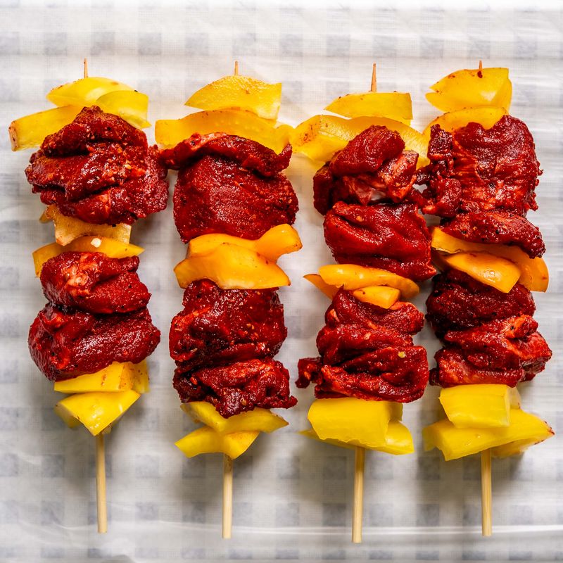 Tubby Tom’s Lemon Tandoori Lamb Kebabs, Pack of 4