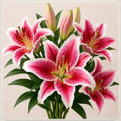 LILY ORIENTAL STARGAZER