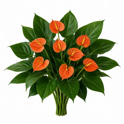 ANTHURIUM ORANGE SMALL