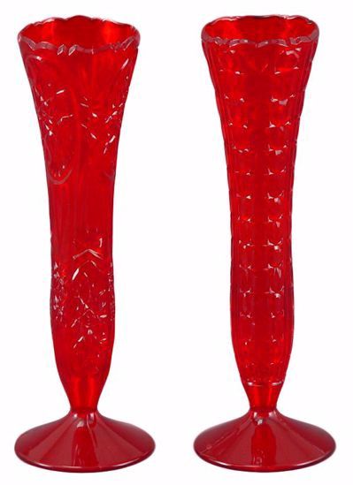 9" Bud Vase - Ruby