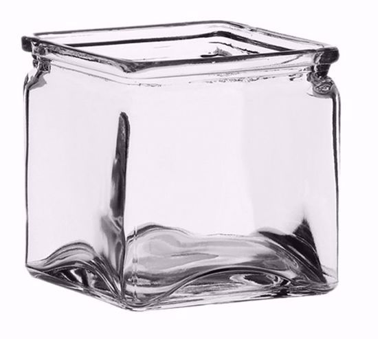 4" Square Vase
