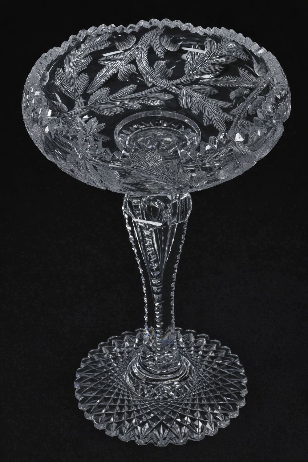 Acorn Pattern Compote