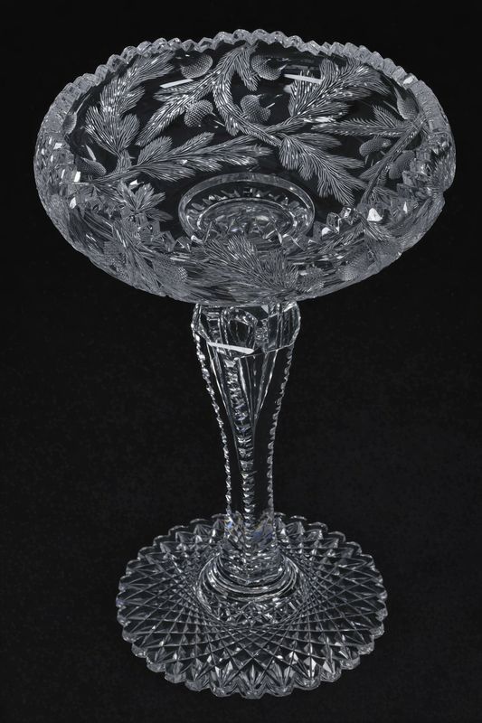 Acorn Pattern Compote