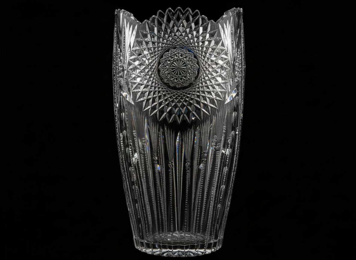 Oval Vase, Elba Pattern By Pairpoint