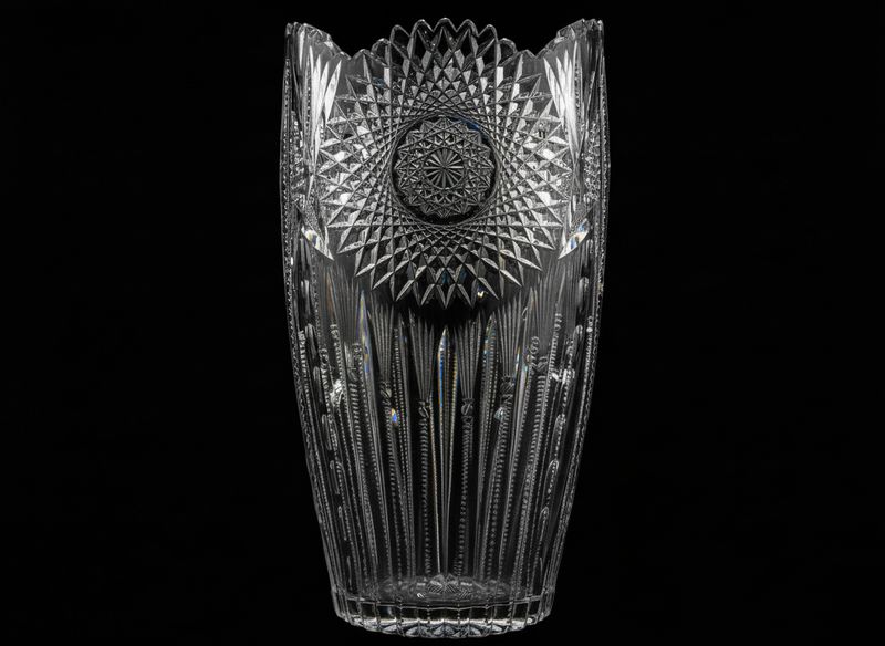 Oval Vase, Elba Pattern By Pairpoint