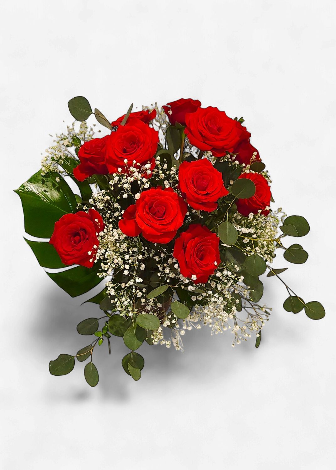 12 Rose Beauty (Dozen Rose Vase)