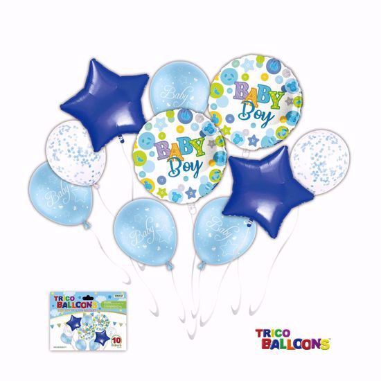 Baby Boy Balloon Bouquet