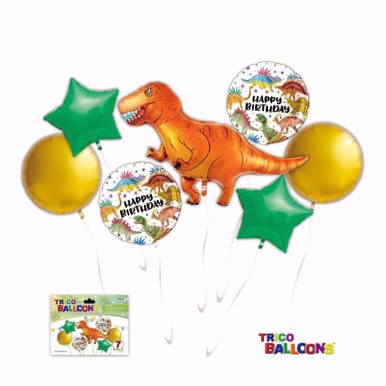 Happy Birthday Dinosaur Balloon Bouquet