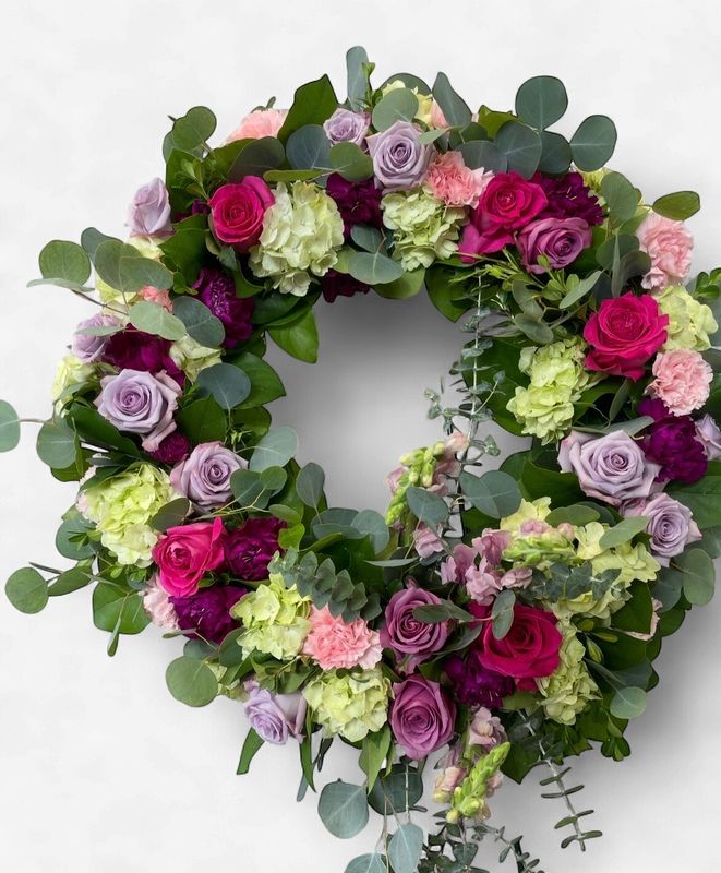 Ember Circle Wreath
