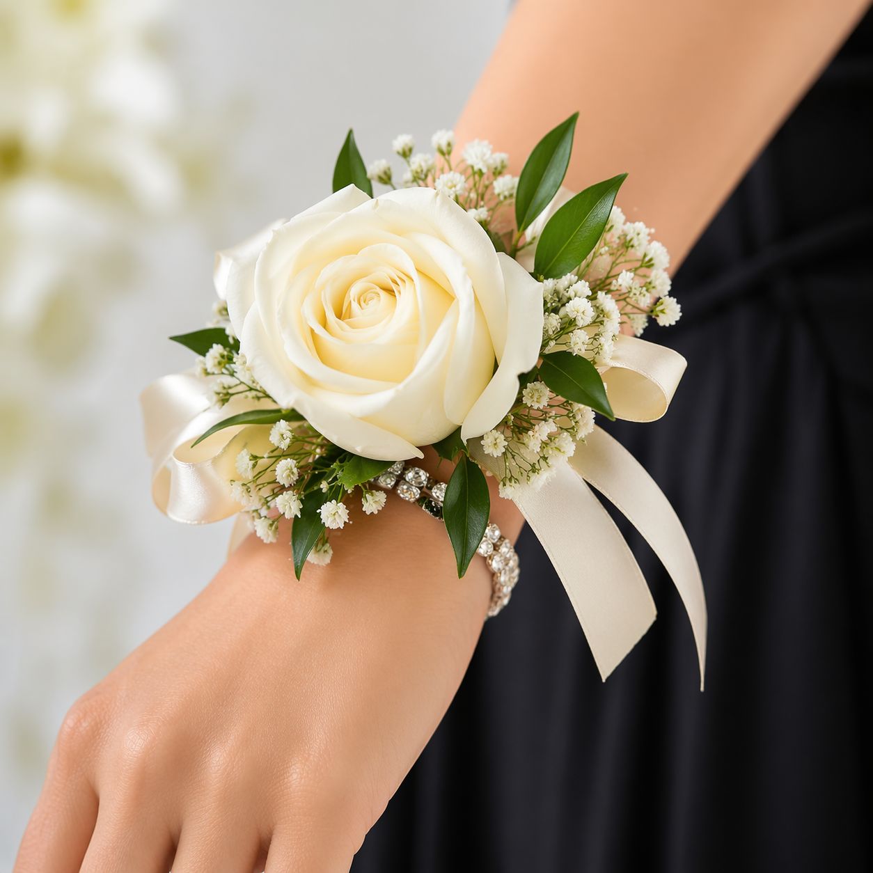 Classic Rose Wrist Corsage