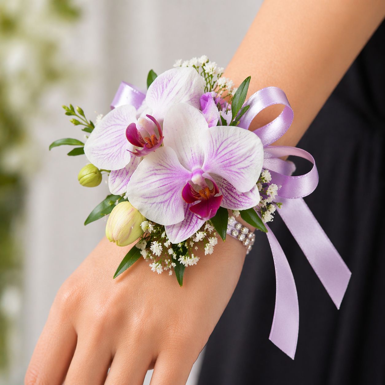 Orchid Wrist Corsage