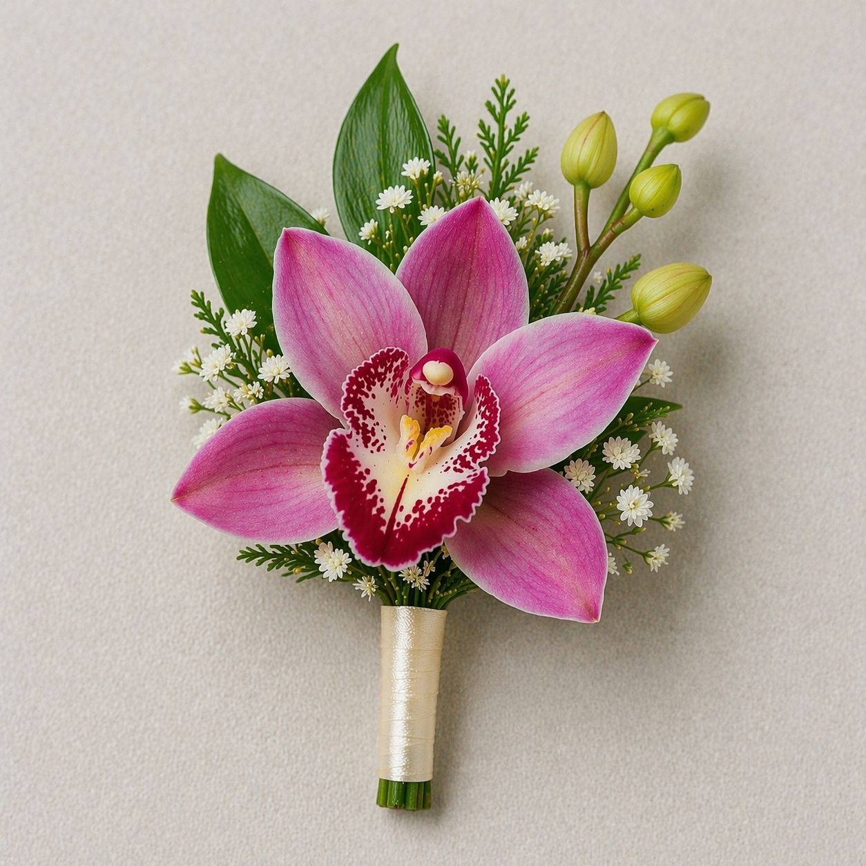 Orchid Boutonniere