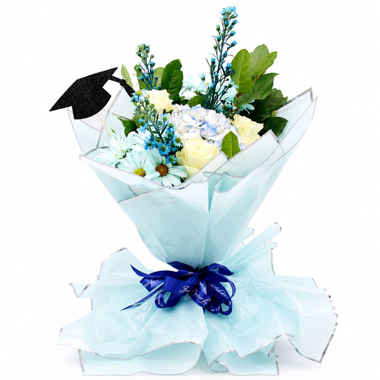 Scholars’ Pride Custom Bouquet for Graduate, Style: Pride of Achievement